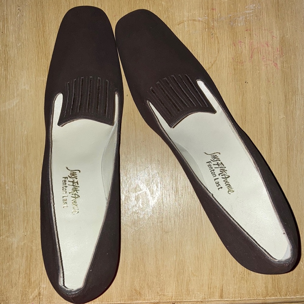 Vintage suede women’s dress shoe.
